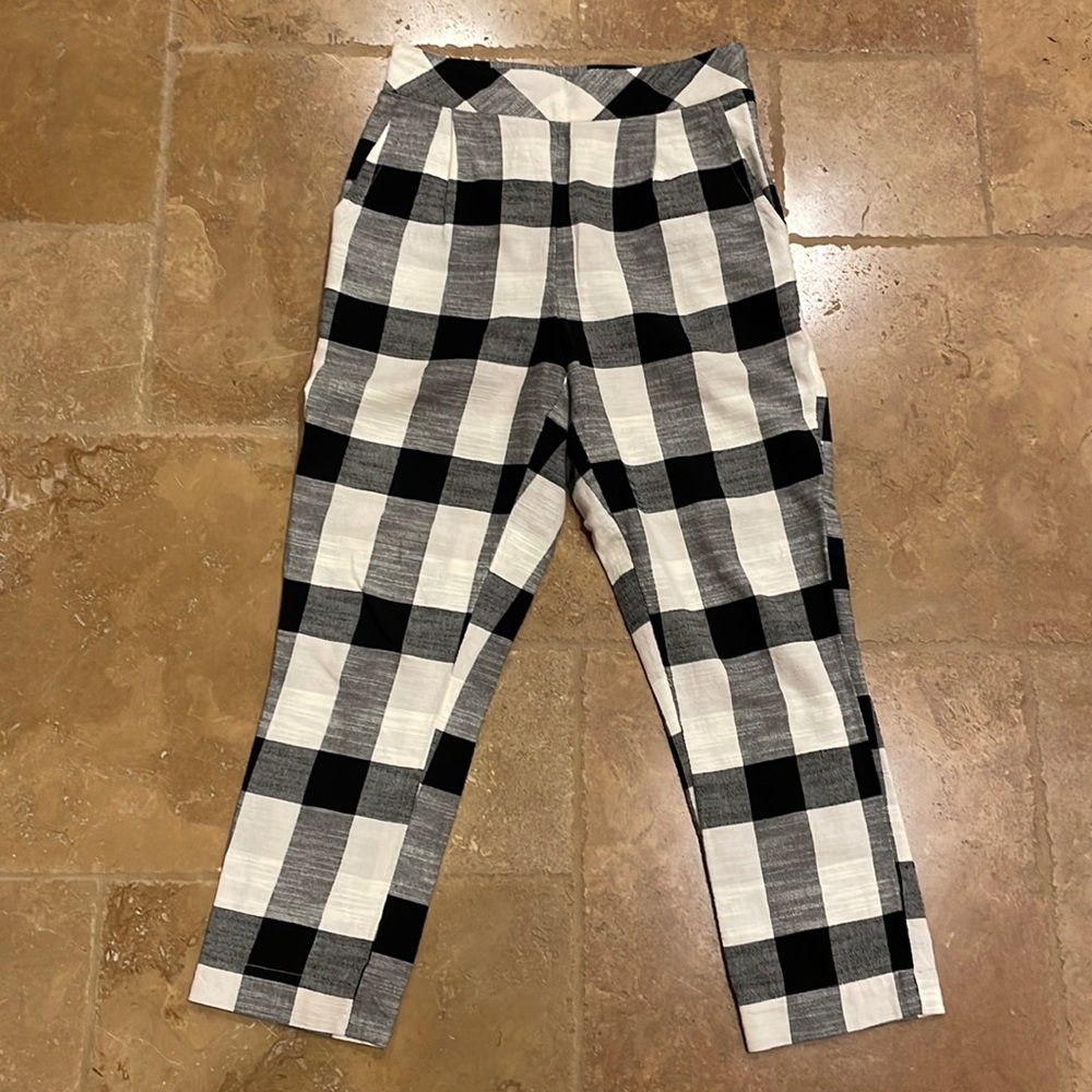 Free People Checkered Pants